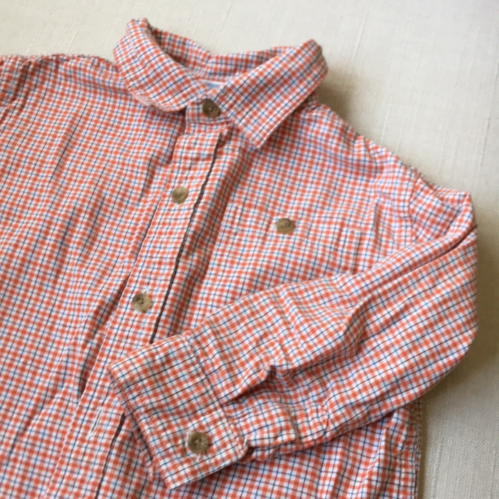 🔥JANIE AND JACK 💯 cotton plaid long sleeves